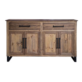 IFD Olivo Natural Brown 2 Drawer Console