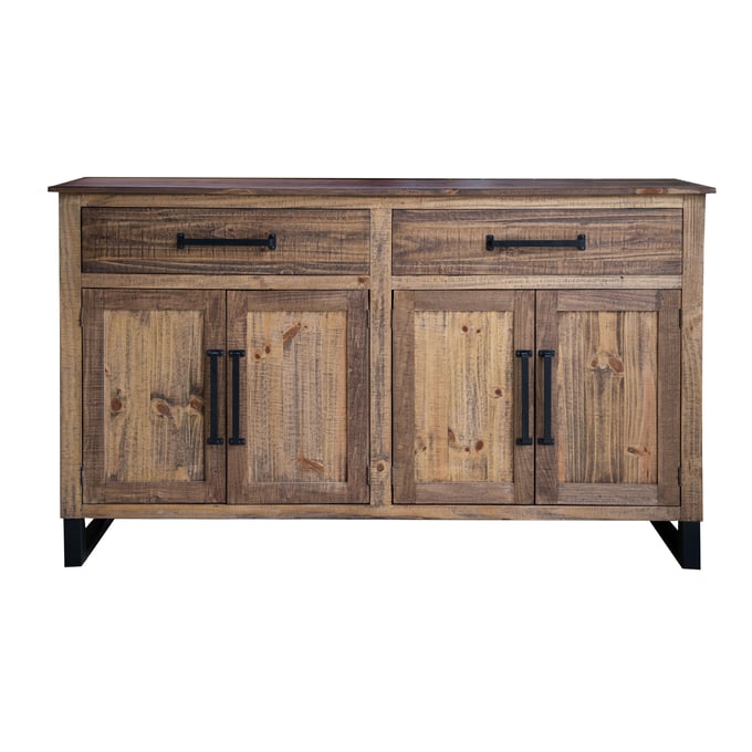 IFD Olivo Natural Brown 2 Drawer Console IFD-5411CNS