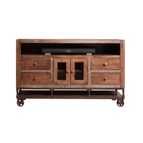 IFD Urban Gold Brown Golden Undertones 62 Inch TV Stand