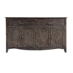 IFD Nogales Dark Brown 2 Drawer Console