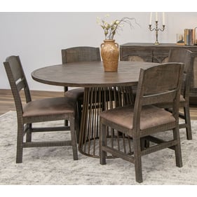 IFD Nogales Charcoal 5pc Dining Room Set