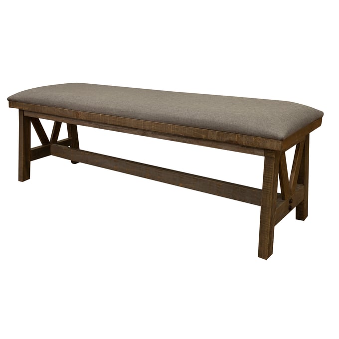 IFD Loft Two Tone Gray Brown Bench IFD-6441BEN