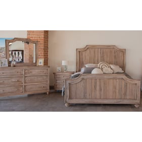 IFD Aruba Natural 4pc King Bedroom Set