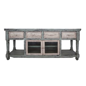 IFD Aruba Sky Blue 70 Inch TV Stand