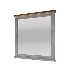 IFD Luna Weathered Gray Brown Mirror