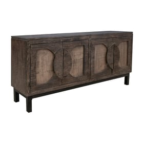 IFD Cosala Dark Brown 4 Door Console