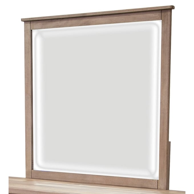 IFD Natural Parota Brown Cappuccino Mirror IFD-8681MIR