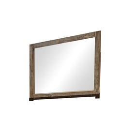 IFD Antique Hand Distressed Wood Mirror