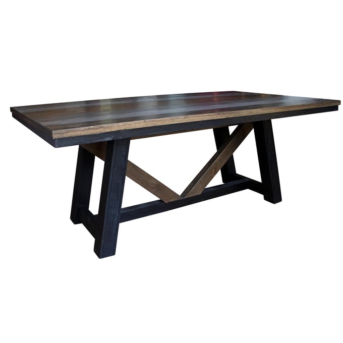 IFD Antique Two Tone Gray Brown Dining Table IFD-9771TBL