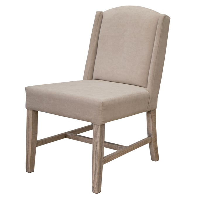 2 IFD Arena Glacier Gray Upholstered Chairs IFD-1851CHU