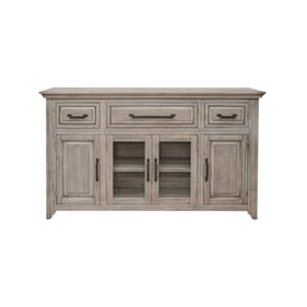 IFD Arena Glacier Gray 3 Drawer Console