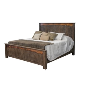 IFD Blackburn Black Copper Queen Bed