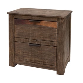 IFD Blackburn Black Copper Night Stand