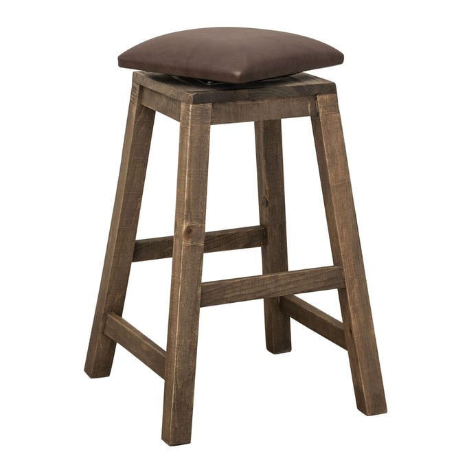 IFD Antique 30 Inch Swivel Stool IFD-9671STL30