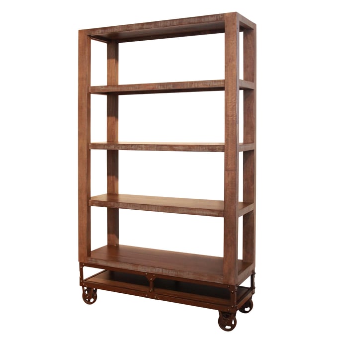 IFD Urban Gold Brown Golden Undertones 70 Inch Bookcase IFD-560BKCS-70