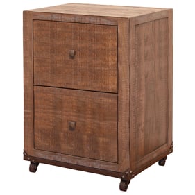 IFD Urban Gold Brown Golden Undertones 2 Drawer File Cabinet