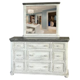 IFD Luna Dresser and Mirror