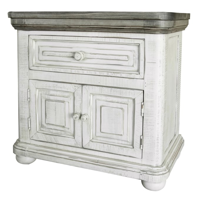 IFD Luna Off White Gray Nightstand IFD-768NTST