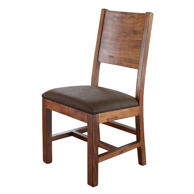 2 IFD Parota Natural Two Tone Chairs IFD-865CHAIR