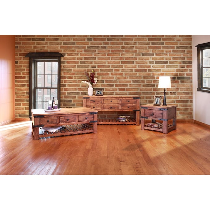 IFD Parota 4pc Coffee Table Set IFD-866CKTL-OCT-S3