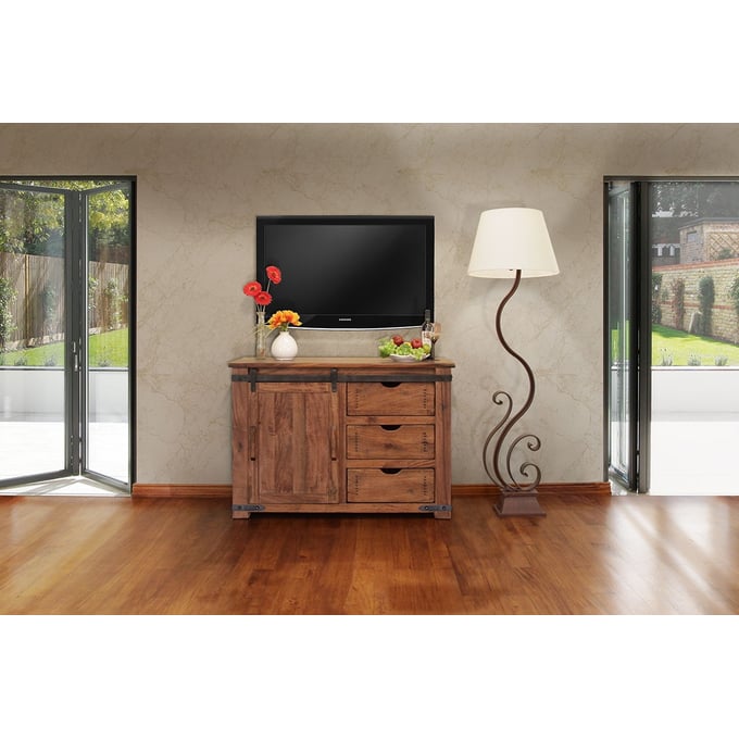 IFD Parota Natural Two Tone 50 Inch TV Stand IFD-866STAND-50