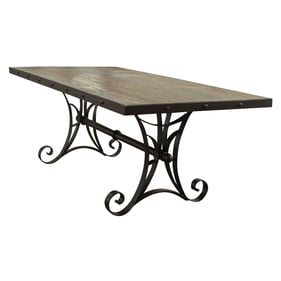 IFD Antique 79 Inch Dining Table