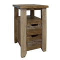 2 Drawers Chair side Table