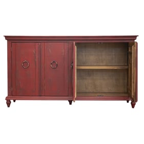 IFD Capri Red Door Console