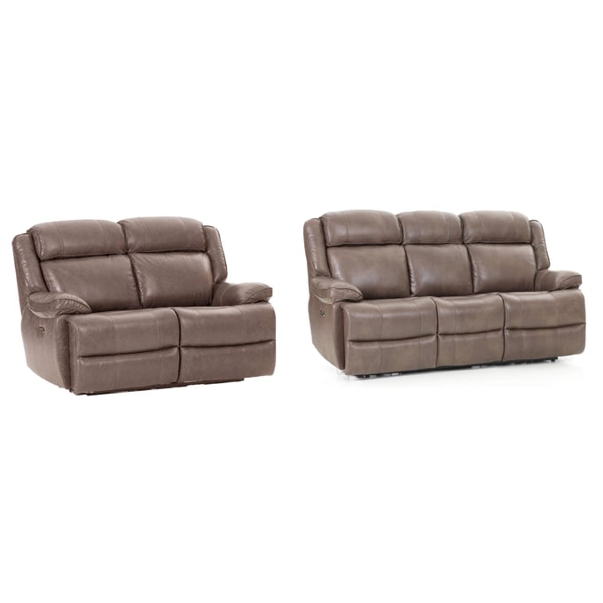 Intercon Avalon Latte 2pc Living Room Set INT-AN-SF-387DPR-SM2-C-LR-S4