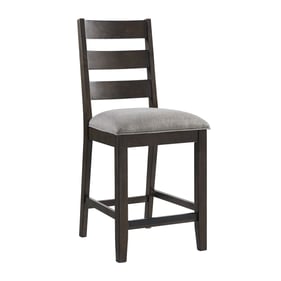 Intercon Beacon Black Walnut Ladder Back Stool