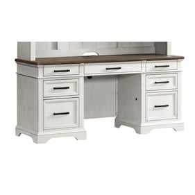 Intercon Drake Rustic White French Oak Credenza