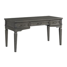 Intercon Foundry Brushed Pewter Writing Desk