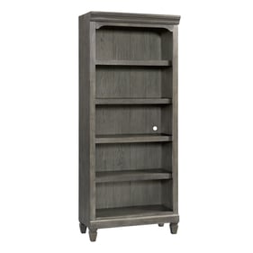 Intercon Foundry Brushed Pewter Bunching Bookcase