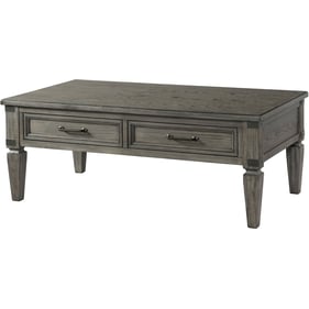 Intercon Foundry Brushed Pewter Coffee Table