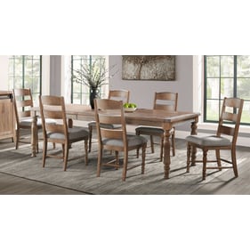 Intercon Highland Sandwash 7pc Dining Room Set