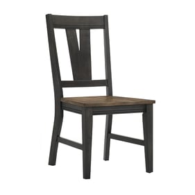 Intercon Harper Brushed Brown Pecan Splat Back Dining Chair