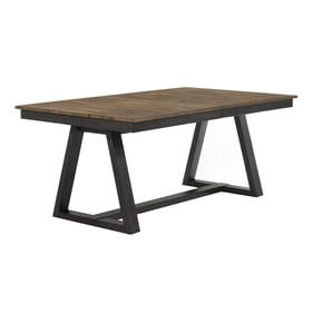 Intercon Harper Brushed Brown Pecan Trestle Table