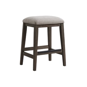 Intercon Hearst Reclaimed Chevron Backless Stool