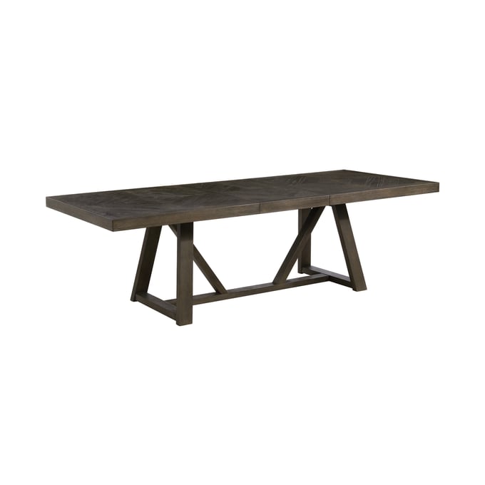 Intercon Hearst Reclaimed Chevron Trestle Table INT-HR-TA-42101-RCV-TABLE