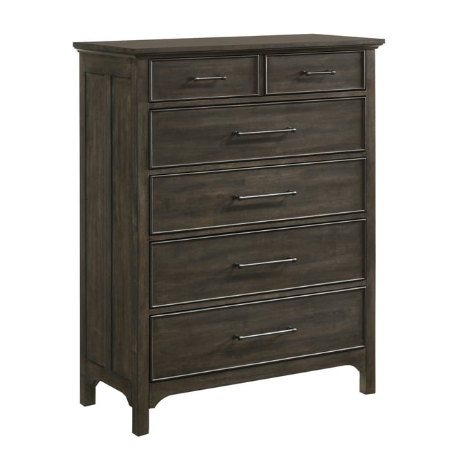 Intercon Hawthorne Burnished Clay 5 Drawer Chest INT-HW-BR-5305-BCL-C