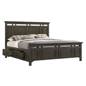 Intercon Hawthorne Burnished Clay King Storage Bed