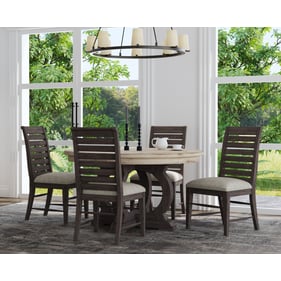 Intercon Kirkwood Reclaimed Oak Tobacco 5pc Dining Room Set