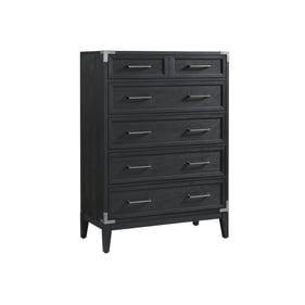 Intercon Laguna Weathered Steel 5 Drawers Chest