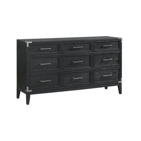 Intercon Laguna Weathered Steel 9 Drawers Dresser