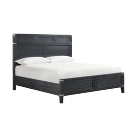 Intercon Laguna Weathered Steel Queen Panel Bed