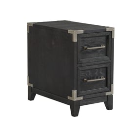 Intercon Laguna Weathered Steel Chairside Table