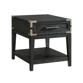 Intercon Laguna Weathered Steel End Table