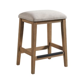 Intercon Landmark Weathered Oak Backless Stool