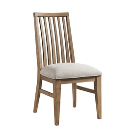 Intercon Landmark Weathered Oak Slat Back Chair