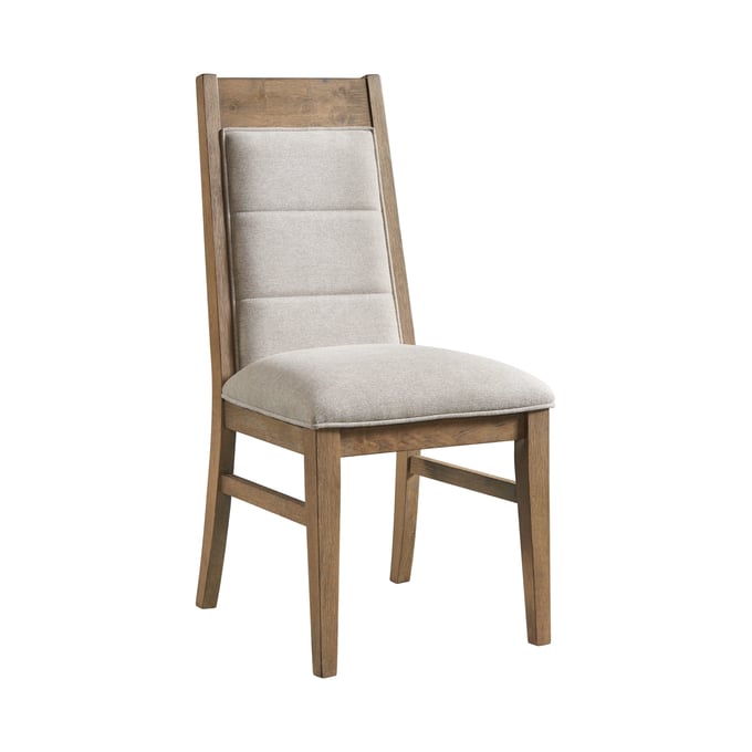 Intercon Landmark Weathered Oak Upholstered Chair INT-LM-CH-380C-WOA-RTA